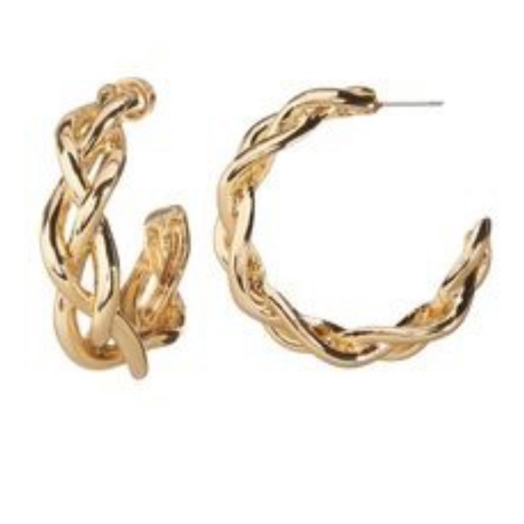 Banana Republic Gold Hoop Earrings 👂🏼 - Picture 3 of 3